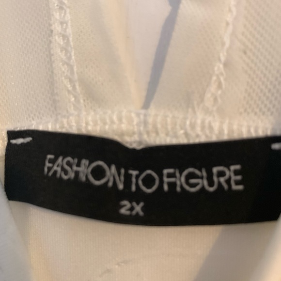 Peplum Top white - Picture 2 of 3